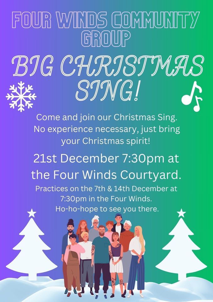 Big Christmas Sing The Four Winds, Belfast, NI December 8, 2023