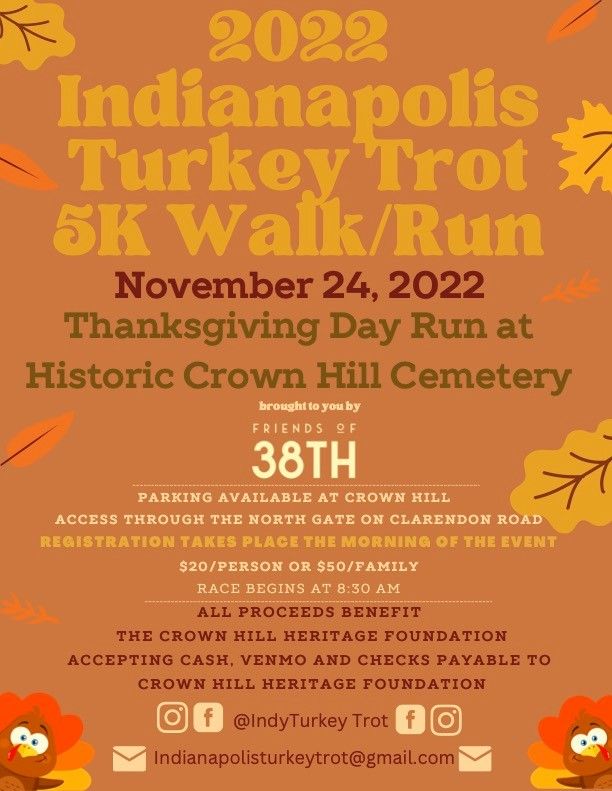 2022 Indianapolis Turkey Trot Crown Hill National Cemetery