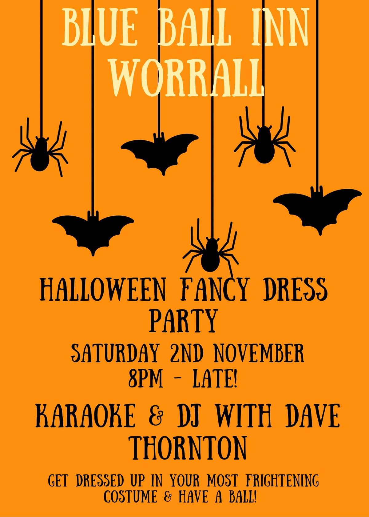 Blue Ball Worrall\u2019s Halloween Party\ud83e\udd87