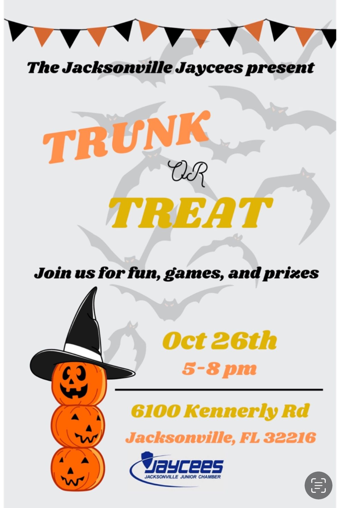 Jacksonville Jaycees Trunk or Treat 