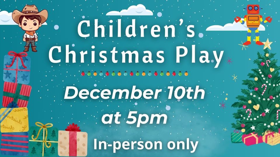 Childrens Christmas Play Two Nights Before Christmas Shepherd of Christmas Play Near Me