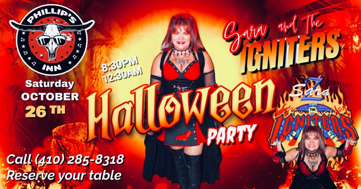 Sara and The Igniters at Phillips Inn Halloween Party