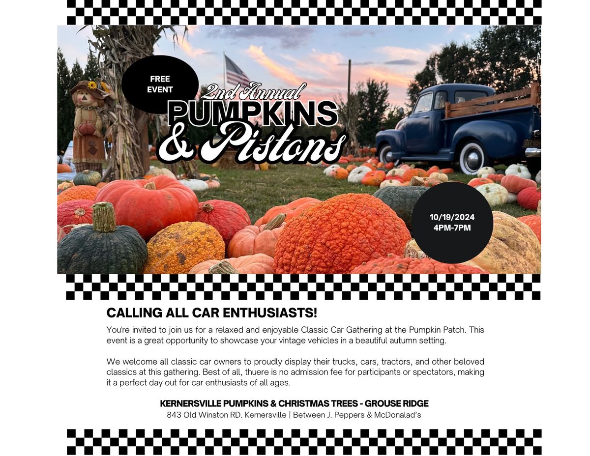 Classic Car Show - Pumpkins & Pistons