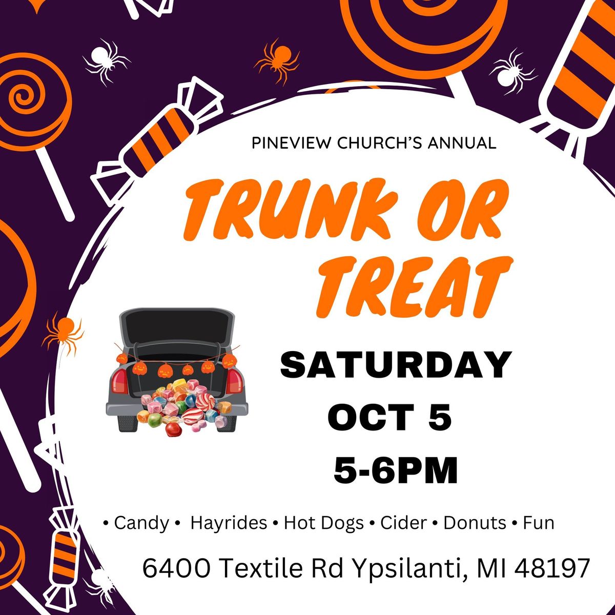 Trunk or Treat at PineView 