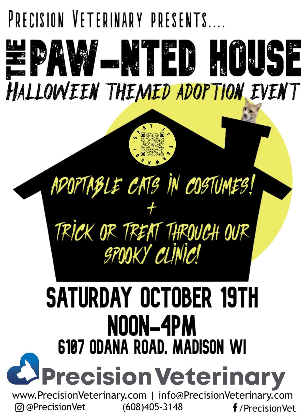 The Paw-nted House: Halloween themed adoption event