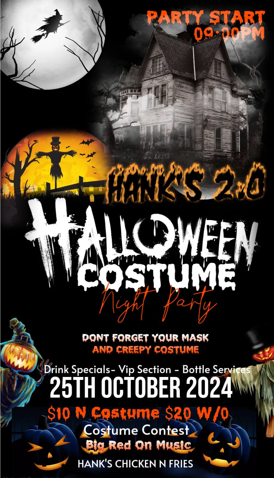 HALLOWEEN COSTUME NIGHT PARTY H.2.0