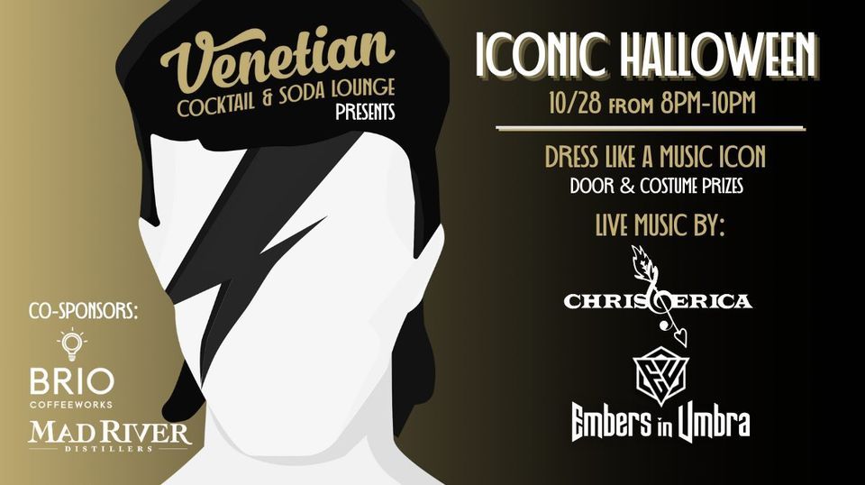 ICONIC HALLOWEEN COSTUME PARTY + LIVE MUSIC The Soda Lounge