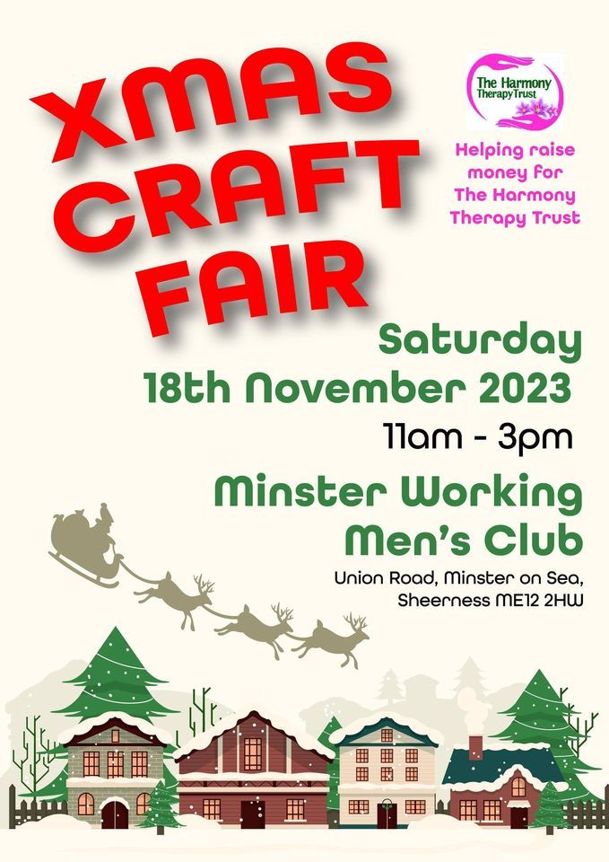 Christmas craft fair | Minster Working Men's Club, Sheerness, EN ...