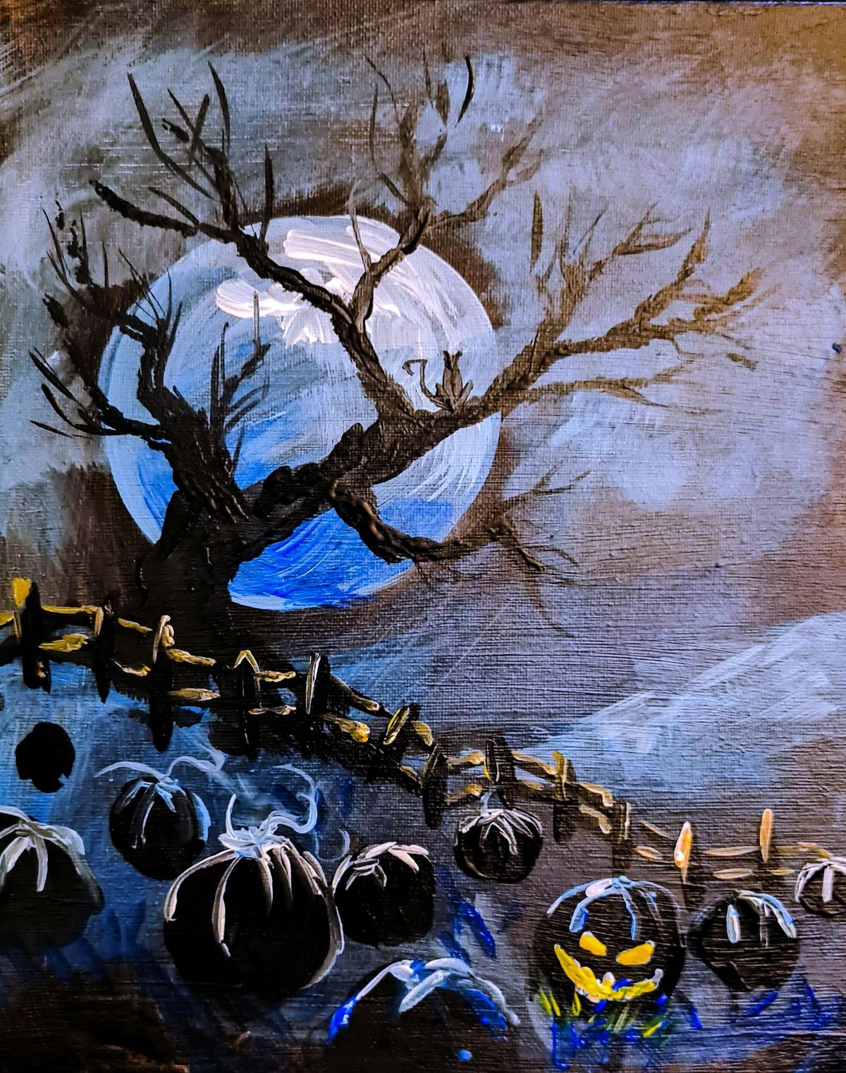 Pumpkin Patch - Brinscall Painting Party