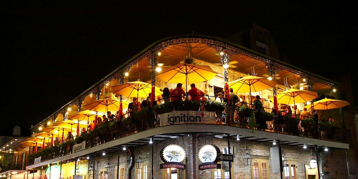 Halloween Bourbon Street Balcony Party 700 Bourbon Street,New Orleans