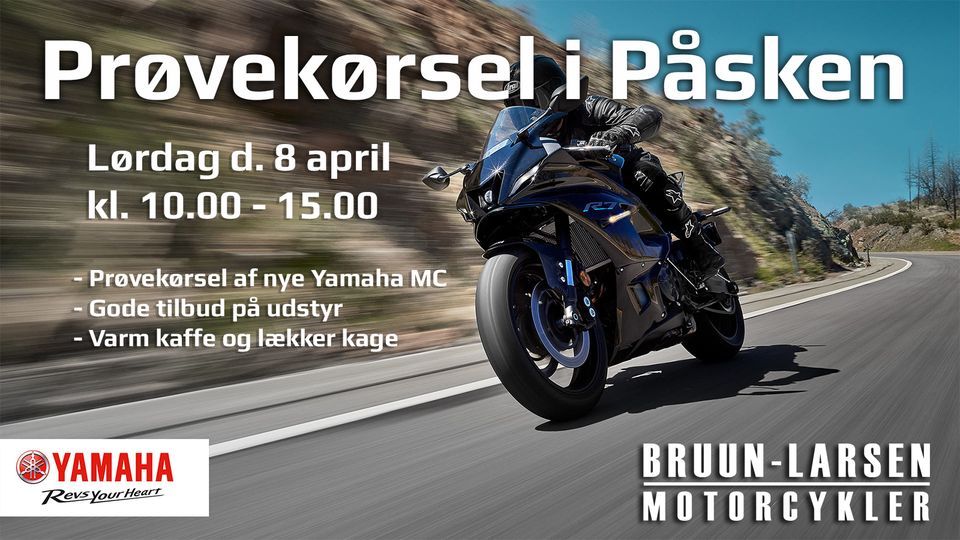 Prøvekørsel i | Bruun-Larsen Motorcykler, Odense, FY | April 8, 2023