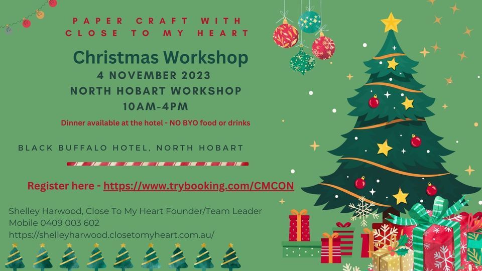 2023 November Christmas North Hobart Paper Craft Black