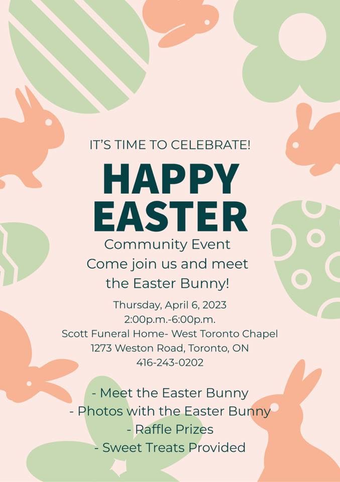 Free Easter Event- Meet the Easter Bunny