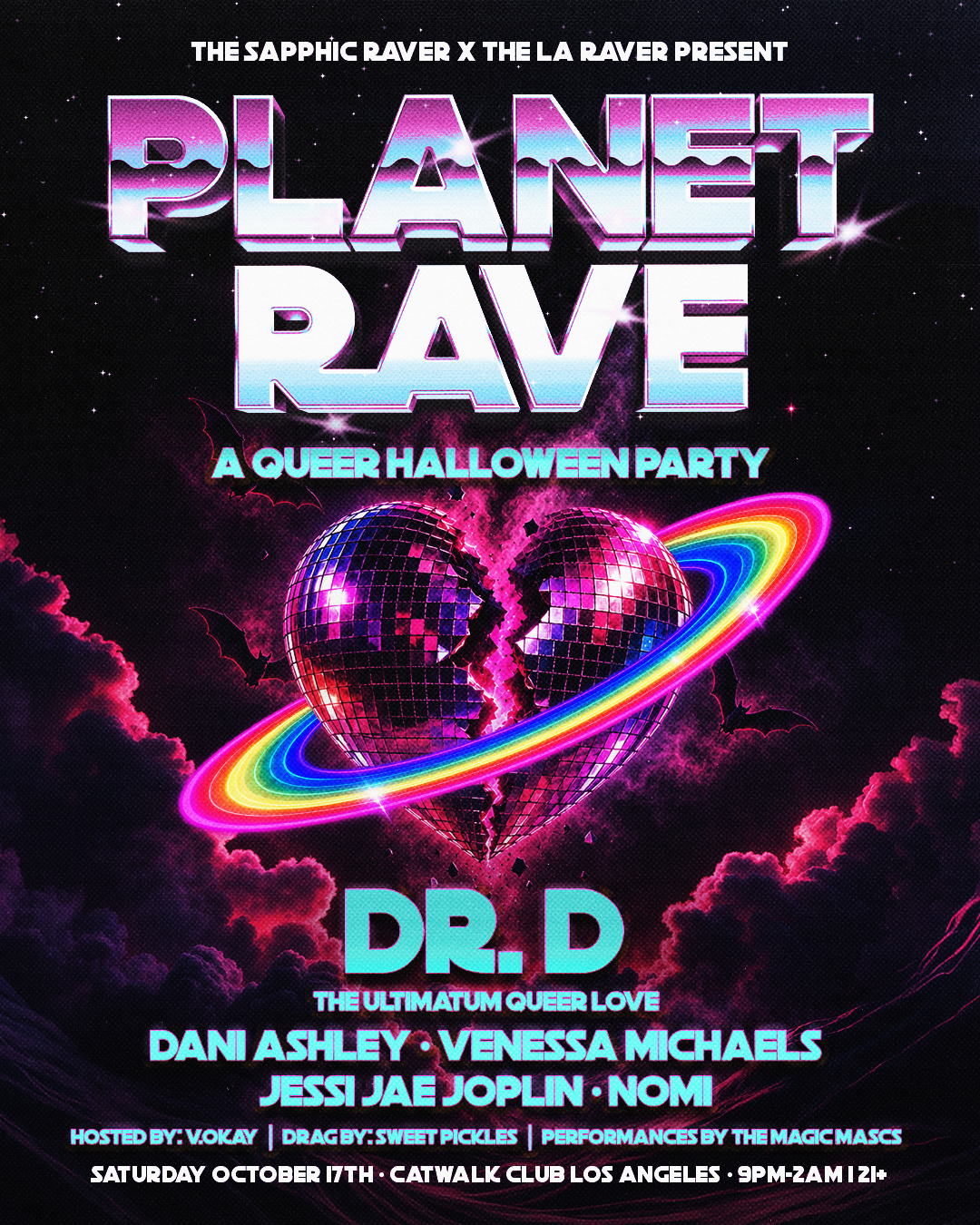 Planet Rave: A Queer Halloween Party at The Catwalk Club, Los Angeles ...