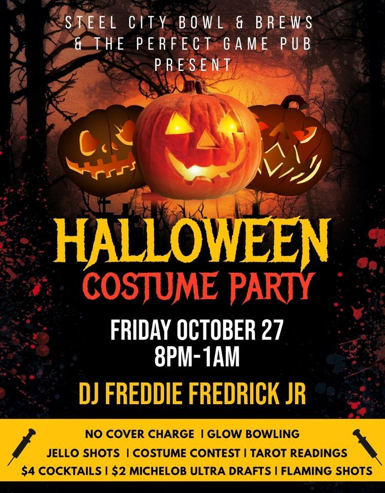 HALLOWEEN DANCE & COSTUME PARTY w/ DJ FREDDIE FREDERICK JR. Steel