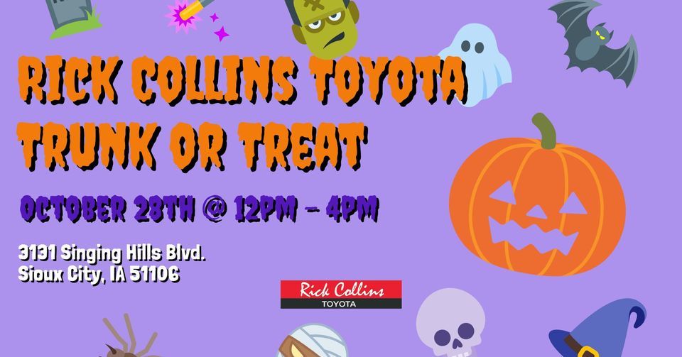 Trunk Or Treat Rick Collins Toyota, Sioux City, IA October 28, 2023