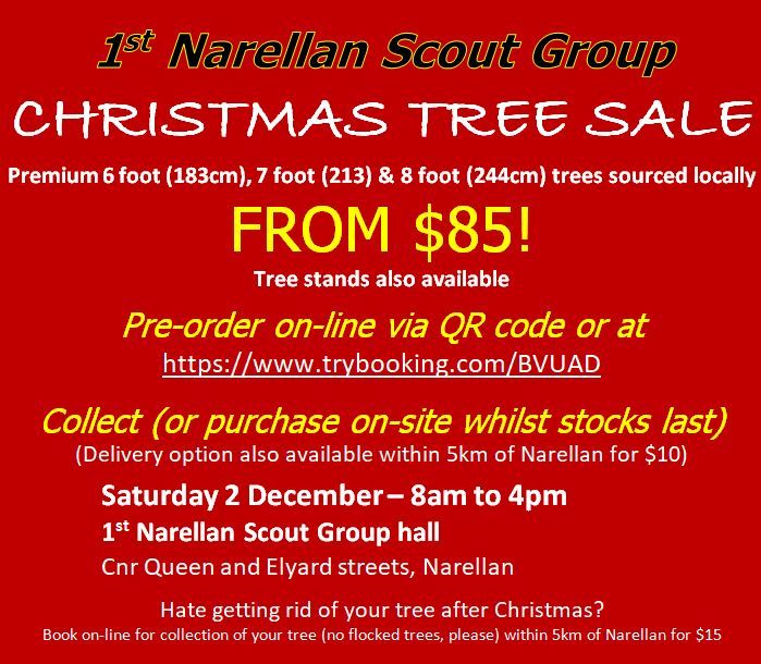 1st Narellan Scout Group Christmas Tree Sale 1st Narellan Scout Group