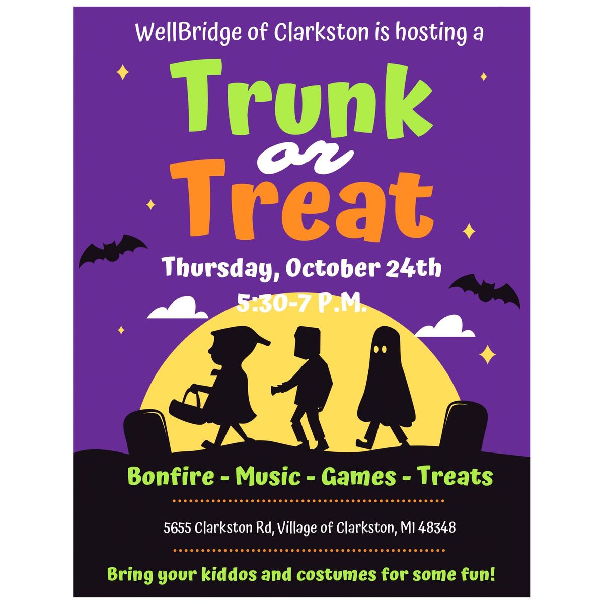 WellBridge Trunk-or-Treat