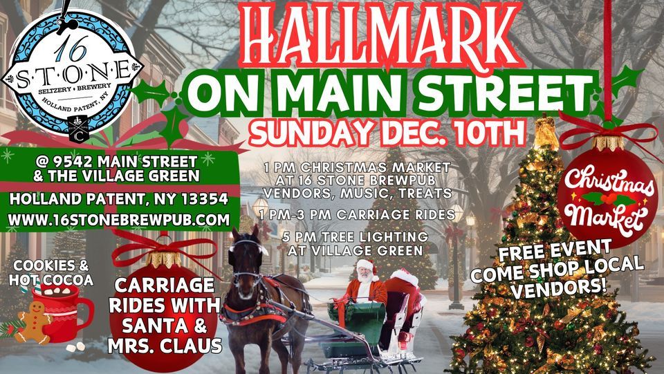 Hallmark on Main Street Christmas Market and Tree Lighting 16 Stone