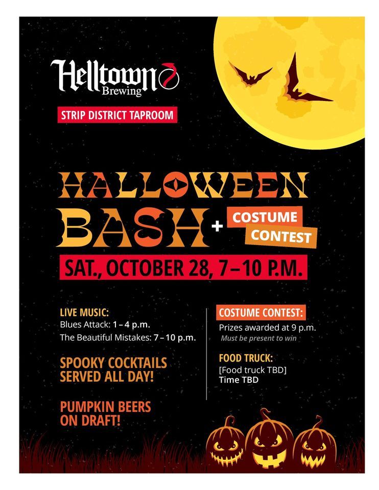 HALLOWEEN BASH! Helltown Taproom Strip District, Pittsburgh, PA