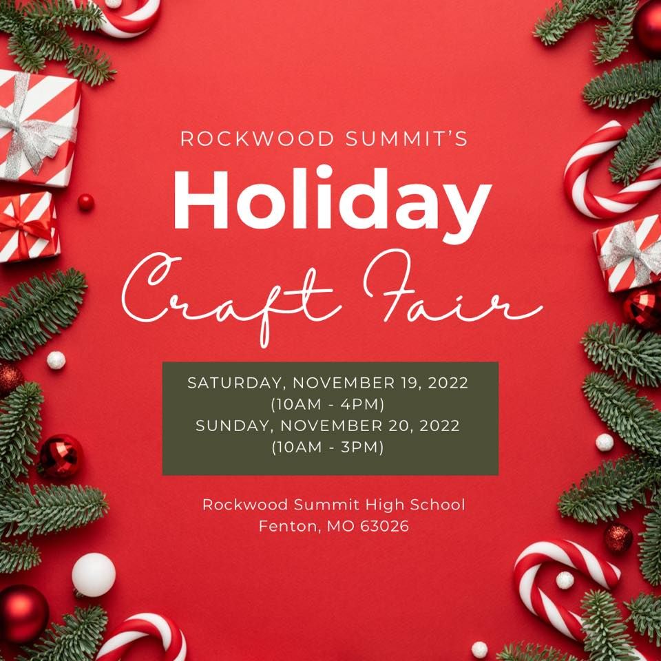 2022 Rockwood Summit Craft Fair Rockwood Summit High School, Fenton