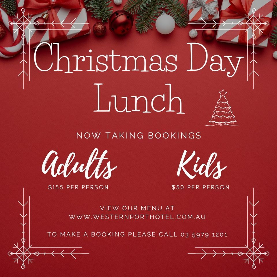 Christmas Day Lunch Westernport Hotel At Hastings, Ventnor, VI