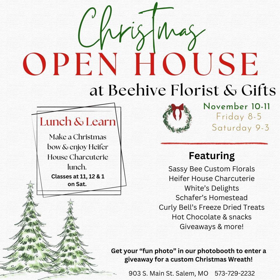 Beehive Florist Christmas Open House Beehive Florist and Gifts, LLC