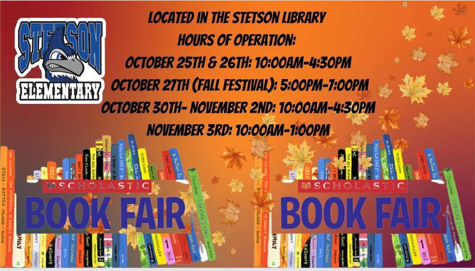 Stetson Book Fair | Stetson Elementary School, Colorado Springs, CO ...