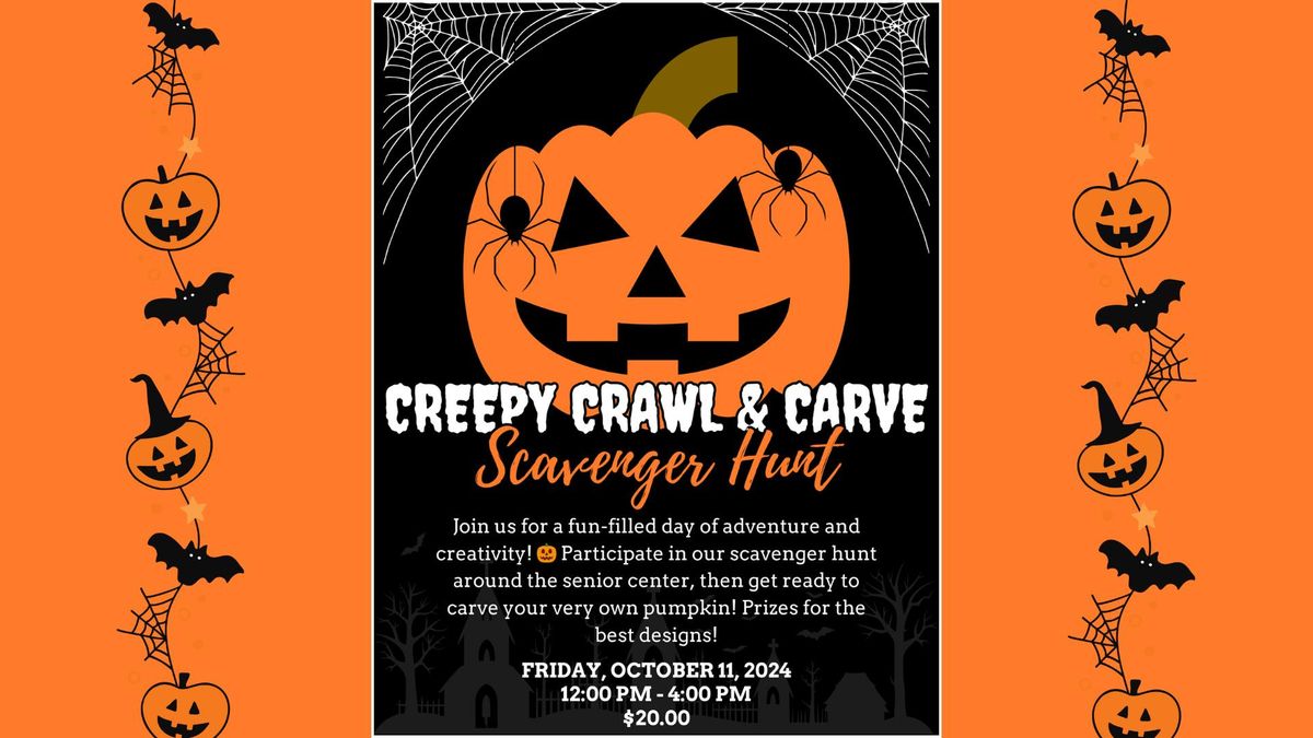 Creepy Crawl & Carve Scavenger Hunt