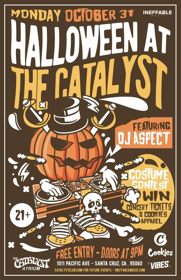 Halloween at The Catalyst Atrium with DJ Aspect