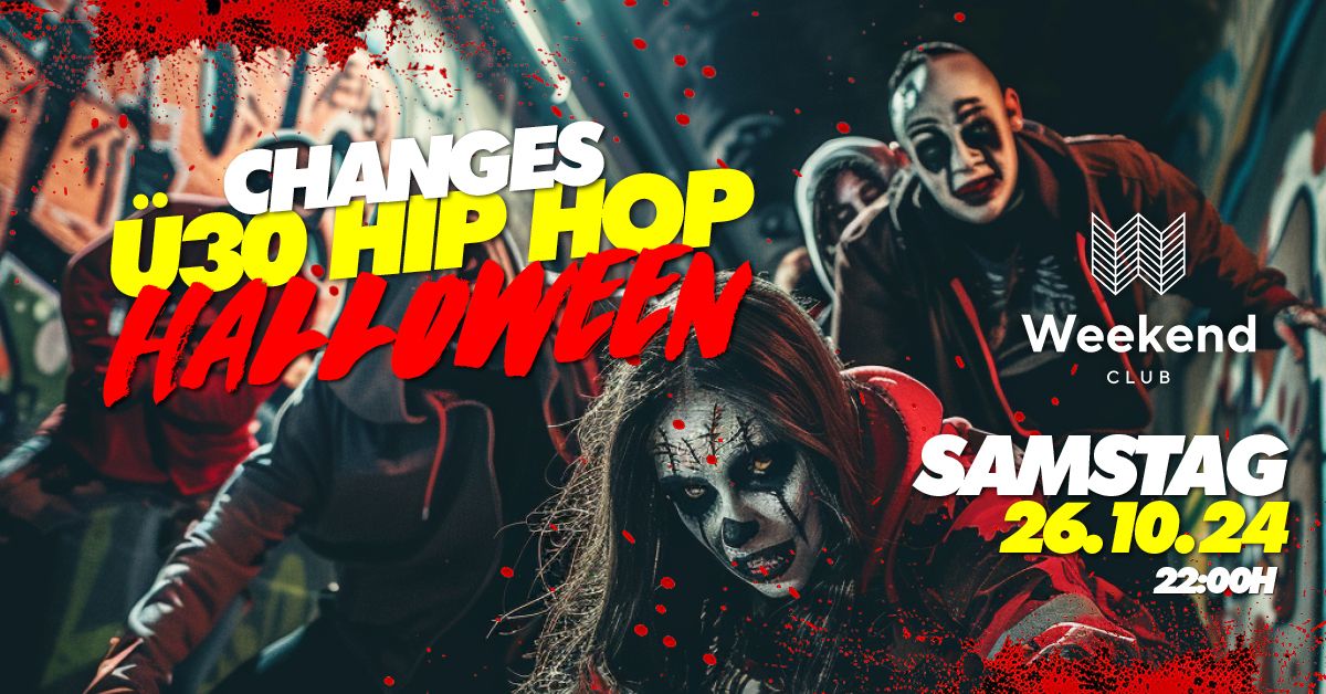 \u00dc30 Halloween Party - HipHop & Classics @ Weekend Club