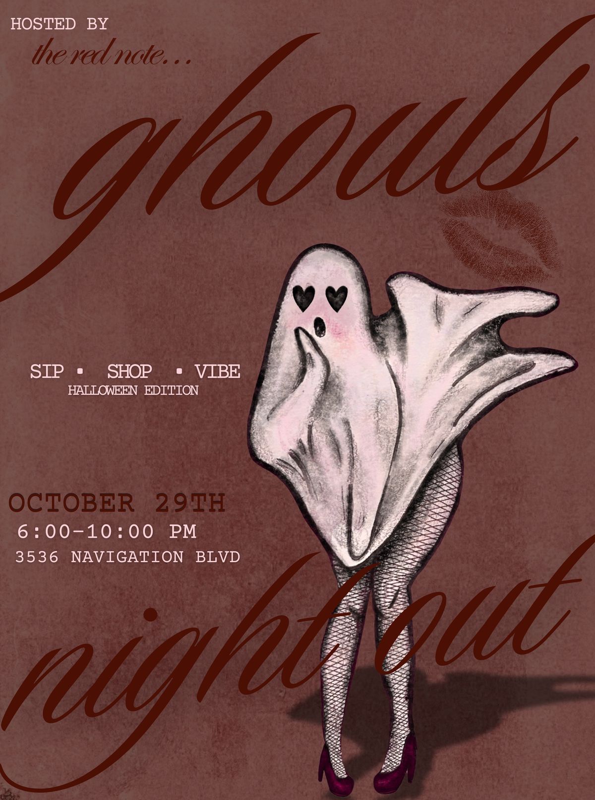 Ghouls Night Out by The Red Note Market in Houston, Thu Oct 29 | Hunt ...