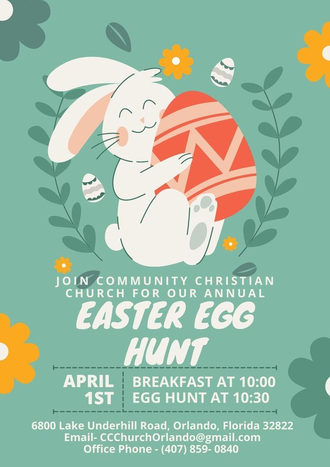 Community Christian Church's Annual Easter Egg Hunt