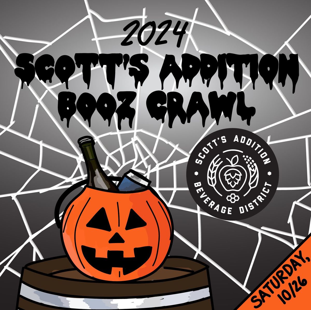 2024 Scott\u2019s Addition Halloween Booz Crawl