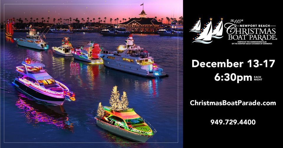 2023 Newport Beach Christmas Boat Parade and Ring of Lights Newport