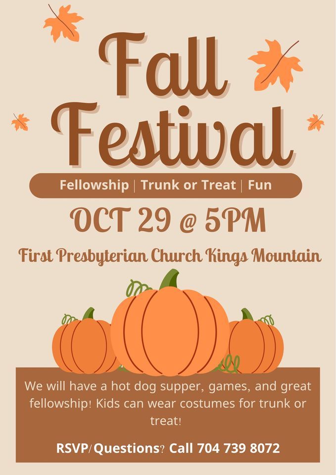 First Presbyterian Fall Festival | First Presbyterian Church Kings ...