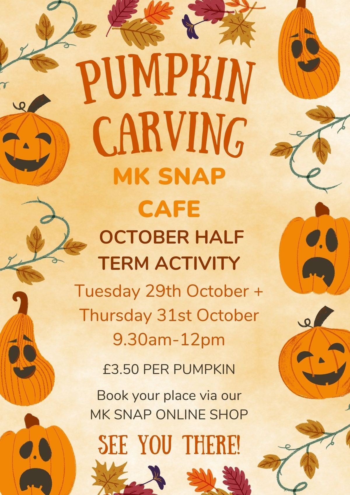 Pumpkin Carving Cafe