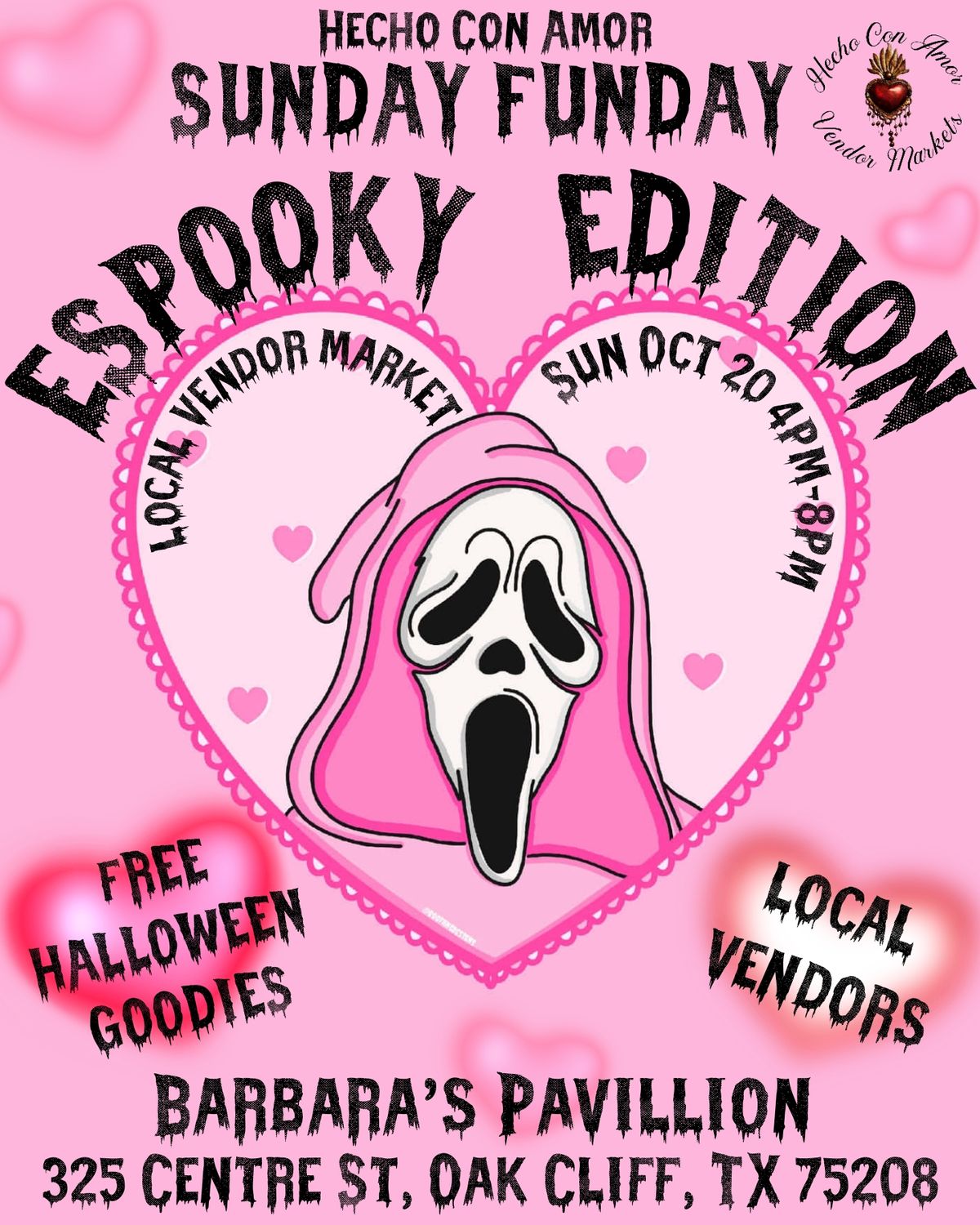 Espooky Edition Sunday Funday Local Vendor Market 