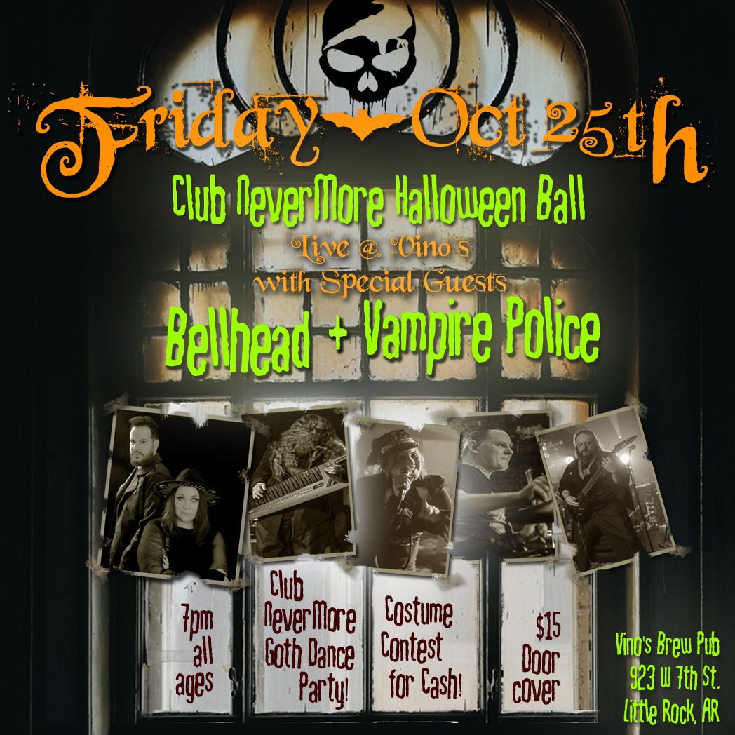 Club NeverMore Halloween Ball with Bellhead and Vampire Police