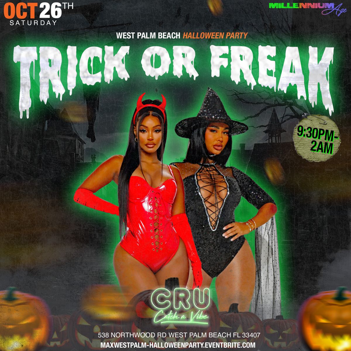 WEST PALM \u201c TRICK or FREAK\u201d HALLOWEEN PARTY