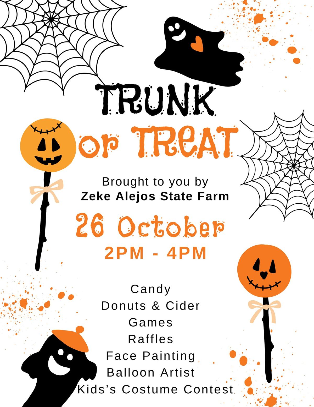 Spook-tacular Trunk or Treat Event!