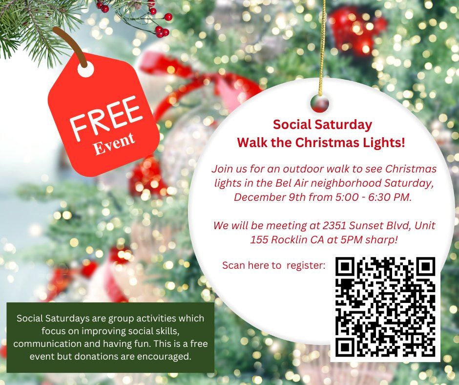 Walk the Christmas Lights 2351 Sunset Blvd, Rocklin, CA 957654337
