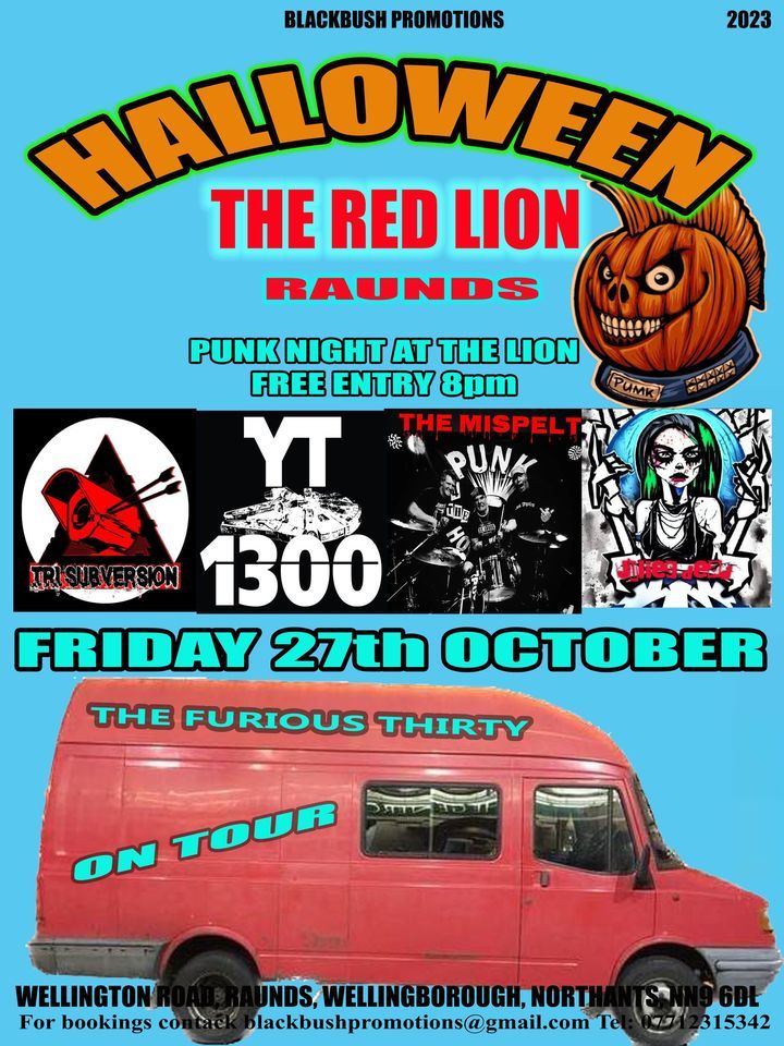 The Furious Thirty, Punk @ The Red Lion Raunds | The Red Lion Raunds ...