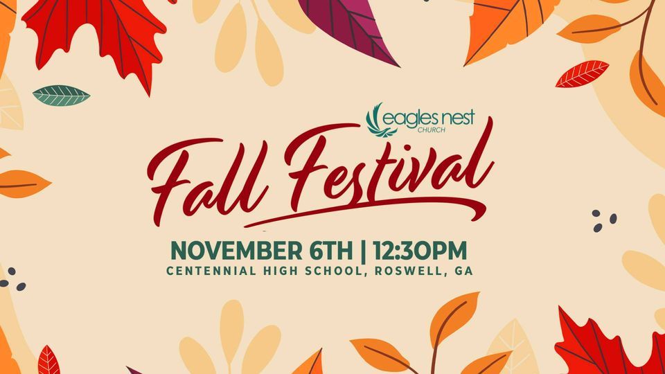 Family Fall Festival At Eagles Nest Church 9310 Scott Rd, Roswell, GA