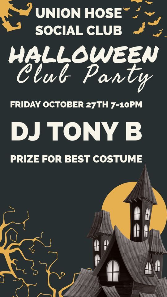 Halloween Club Party Union Hose Social Club, Annville, PA October