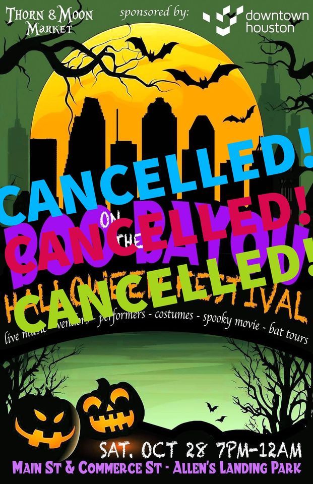 CANCELLED!!! BOO on the BAYOU Halloween Festival Downtown Houston