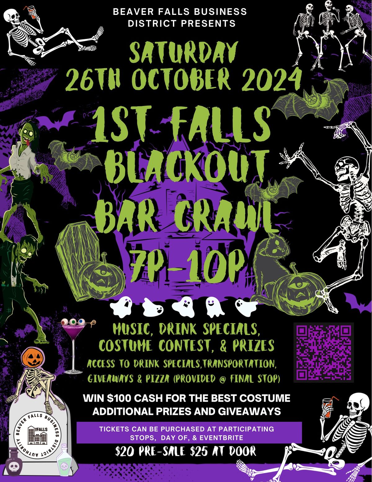 1st Annual BlackOut Halloween Bar Crawl