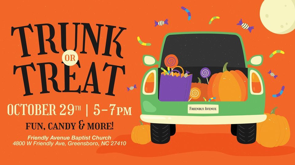 Trunk or Treat Friendly Avenue Baptist Church, Oak Ridge, NC