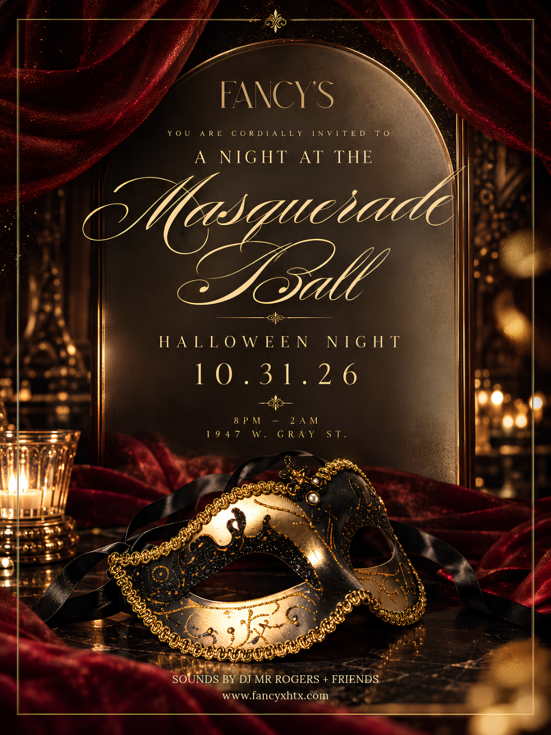 Halloween Masquerade Ball at Fancy's in Houston, Sat Oct 31 | Hunt ...