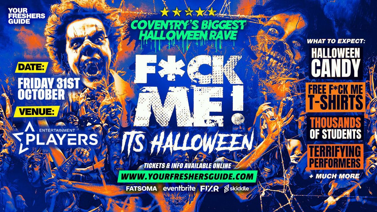 F*CK ME It's Halloween | Coventry Freshers 2025 & Warwick Freshers 2025